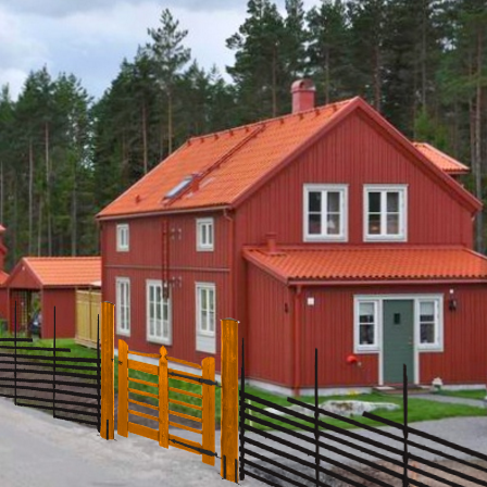 Testa gärdsgård och trägrind visuellt i Jämtgärsgårds digitala verktyg. Testa gärdsgård och trägrind visuellt i Jämtgärsgårds digitala verktyg.